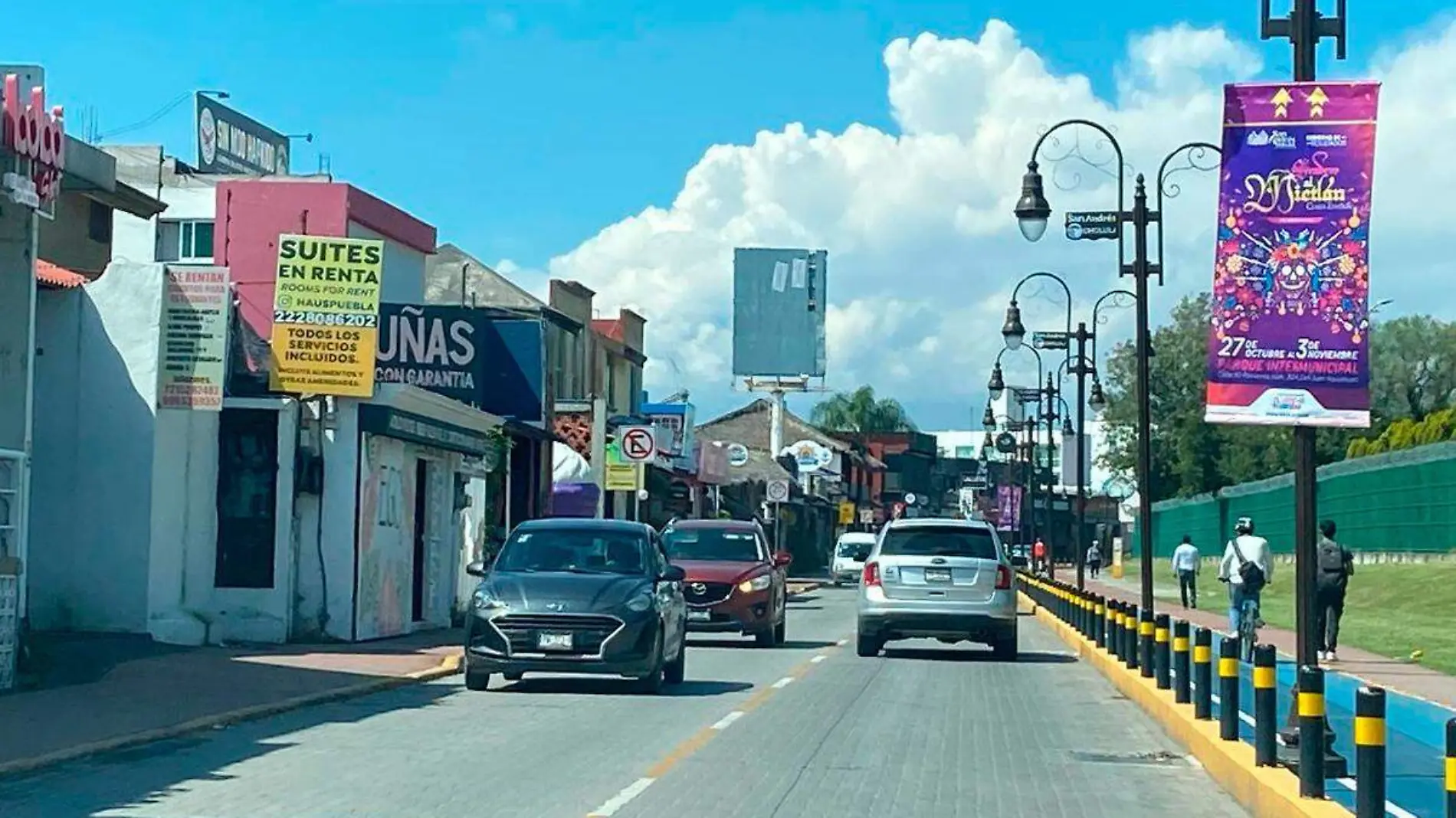 avenida 14 oriente vialidad cholula